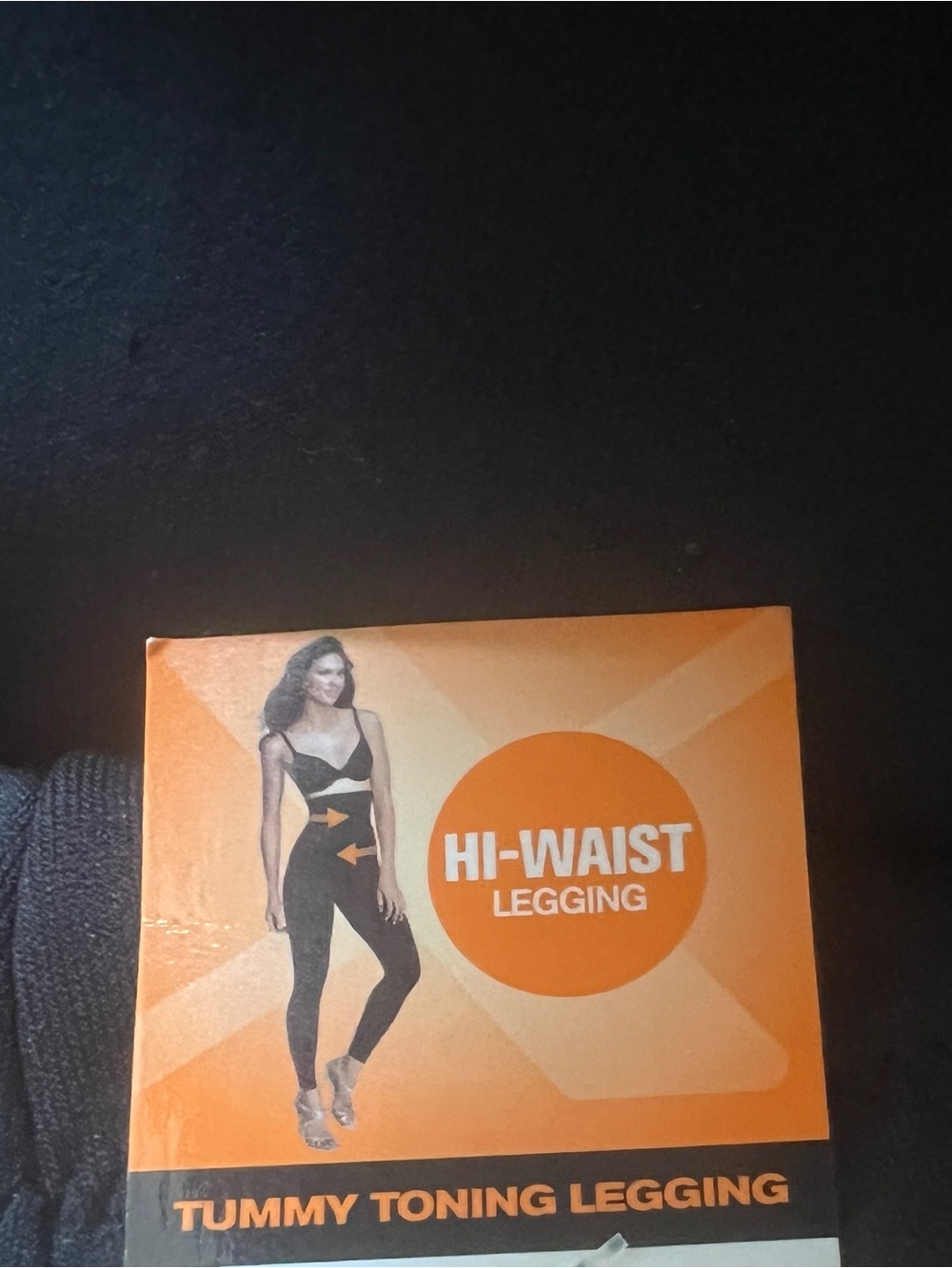 NWT Maidenform Flexees Firm Control Hi-Waist Legging SZ 6/M BLK Stretch Toning - Picture 5 of 7